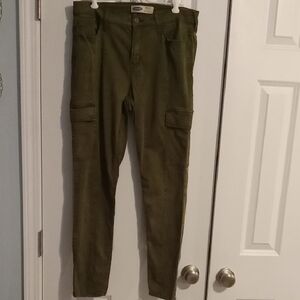 Old Navy Women's Olive Rockstar High Rise Super Skinny Jeans